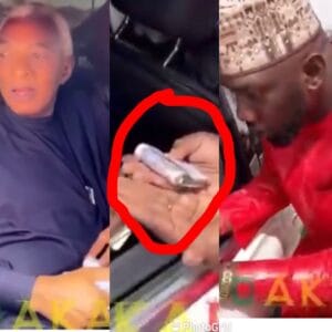 Serigne Abdou Karim Mbacké donne des billets de banque à Niang Kharagne Lo