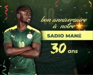 Anniversaire: Sadio Mané voit sa tête partout.