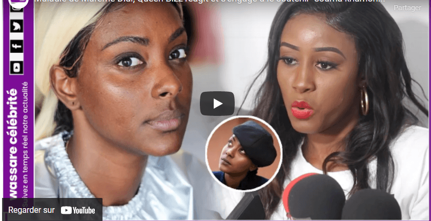 (vidéo): Larmes aux yeux, Queen Biz soutient Halima Gadji : « De tout cœur avec toi »