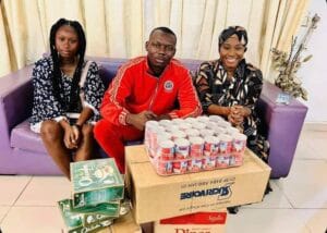 Le geste de Carmen Sama Enver Sidiki Diabaté et sa famille.