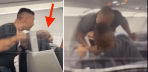 Mike Tyson moleste un homme dans un avion