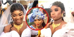 Robe à la traîne, bijou en or, make up de ouf, la fille de Daba Seye sublime son mariage