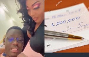 Omaro honore Ya Awa Rassoul avec un chèque d’un million fcfa pour son anniversaire