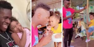 Pape Abdoulaye Cissé fête l’anniversaire de sa fille dont il a eu avec Jihane