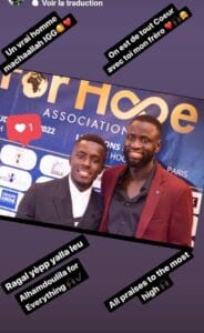 Arrêt sur image : « Ragal yap yalla leu » Cheikhou Kouyaté de tout cœur avec son coéquipier Gana Gueye