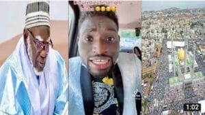 (Vidéo): Arrivée de Serigne Mountakha Mbacké à Dakar, Adamo montre sa joie
