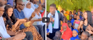 (Vidéo) : Après le shooting, Pape Abdou Cissé et Marie Louise accueillis comme des rois au village. Admirez l&rsquo;ambiance !