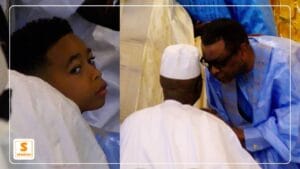 (Vidéo) Korité : Youssou Ndour s&rsquo;affiche très élégant avec son fils Mandela à Massalikoul Jinane
