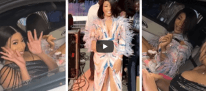 (Vidéo) – Robe sequin et fendue, Viviane expose ses atouts aux côtés de Zeyna Ndour
