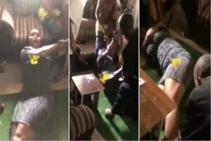 Vidéo : Un jeune homme accuse sa copine d&rsquo;infidélité et la bat, aidé de ses amis-(Ames sensible s&rsquo;abstenir)