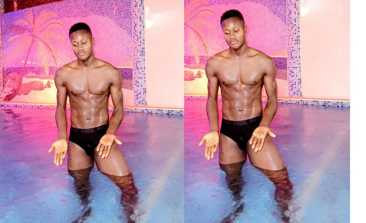 L’international Sénégalais, Demba Seck s’affiche torse-nu et dévoile ses muscles sur Instagram