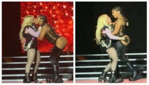 Scène incroyable: Madonna partage un baiser passionné avec une rappeuse sur scène