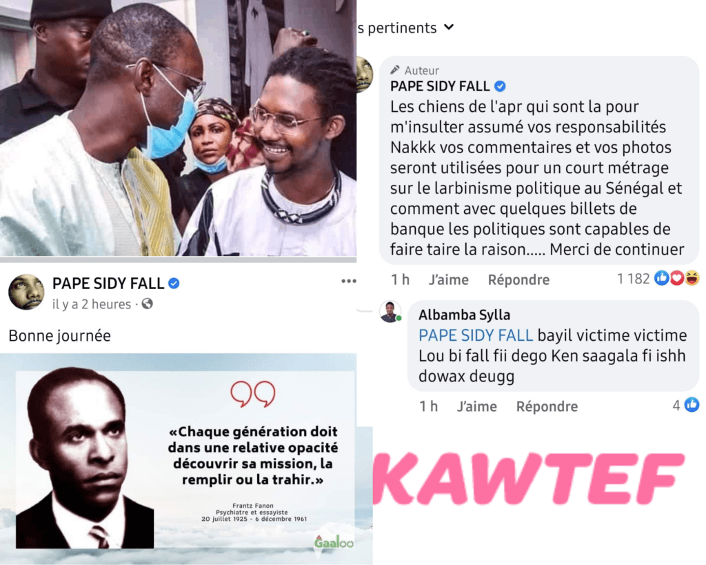 « L&rsquo;animateur qui a vendu son âme au diable », Pape Sidy Fall, cible d&rsquo;internautes
