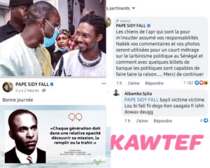 « L&rsquo;animateur qui a vendu son âme au diable », Pape Sidy Fall, cible d&rsquo;internautes
