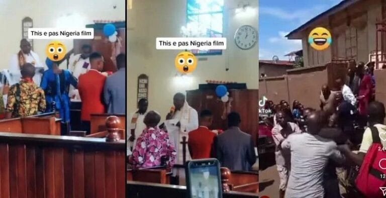 Un homme tente de se marier en secret, sa femme débarque à l’église avec ses enfants