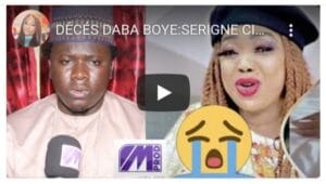 (Vidéo) : Au bord des larmes, Serigne Cissé attristé par le décès de Daba Boye :  » Mom la toudé sama doom… »