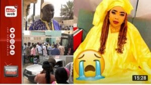 Levée du corps de Daba Boye: son mari inconsolable