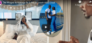 (Vidéo) : Les premières images du mariage de la fille de Coach Aliou Cissé