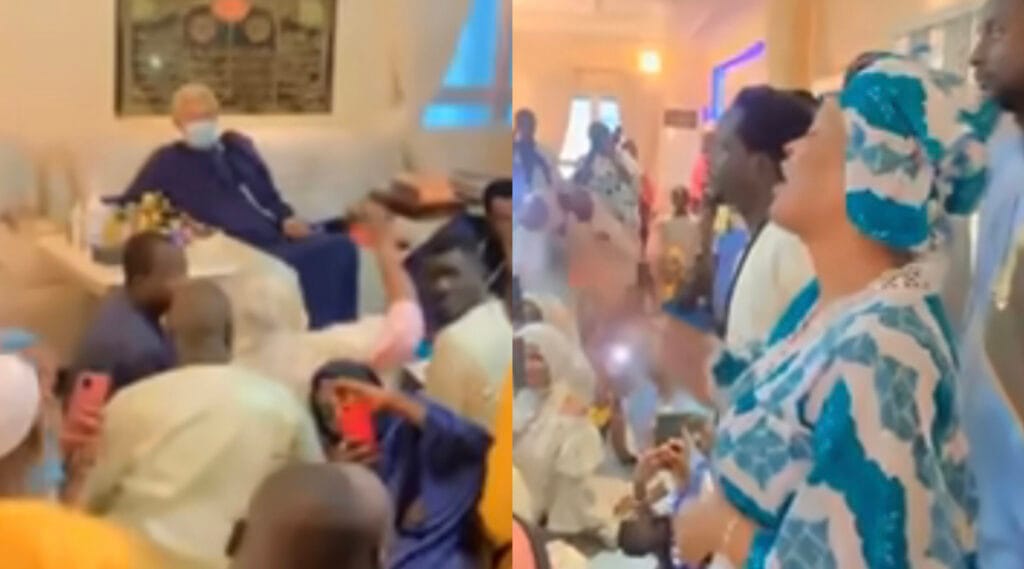 Titi chante devant Serigne Abdou Karim Mbacké