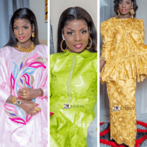 Sagnés : Diamy Gueye Madame Diouf étale sa classe en trois tenues