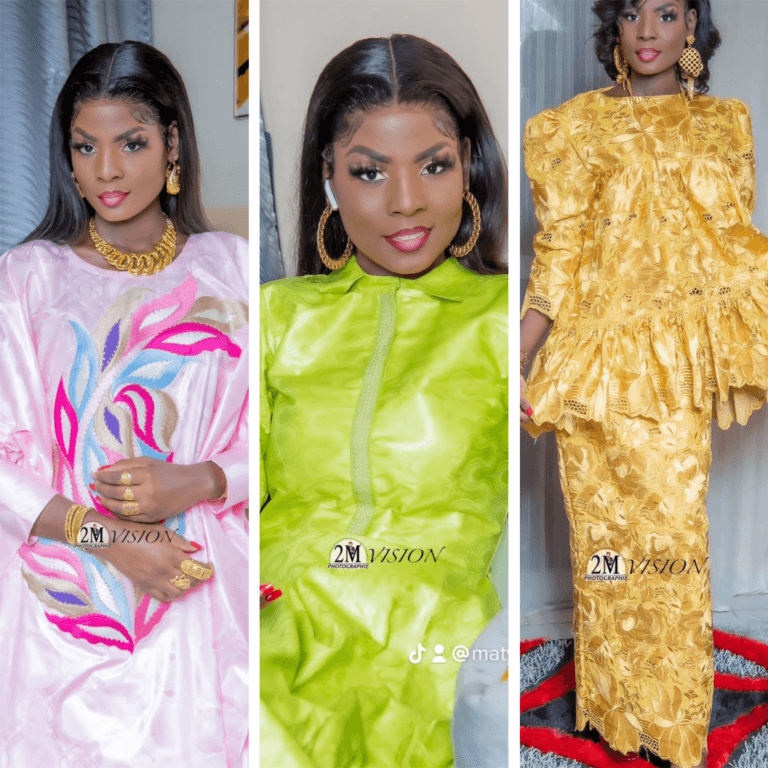 Sagnés : Diamy Gueye Madame Diouf étale sa classe en trois tenues