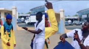 (Vidéo): A mourir de rire, Dj Kheucha reçoit un coup du tik tokkeur Samba Ka