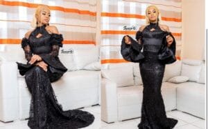 (Photos): Marichou remporte le trophée du meilleur sagnsé, sa robe noire est validée