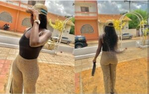 (Photos) : Mamy, la femme du comédien Toch affiche ses belles cornières