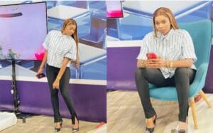 (Photos): Dans un pantalon bien moulé, l&rsquo;animatrice Nafy Dièye étale son charme