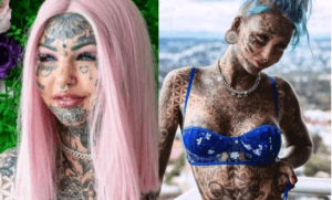 Un mannequin se fait tatouer le corps entier jusqu’à ses globes oculaires