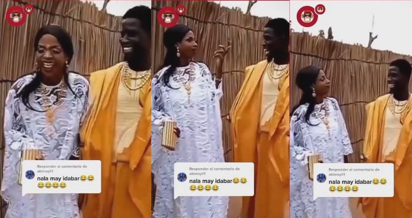Il demande un bisou à sa nouvelle mariée : « Joxma lammigne bi rék». La réponse de la dame vous laissera sans voix. Regardez !