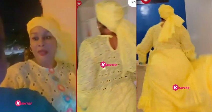 « Mbakhalou gouddi jourou Tabaski » : Le mari de cette dame enflamme la toile. Regardez !