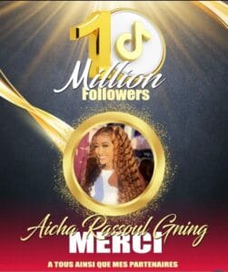 1million d’abonnés: La tik tokkeuse Aicha Rassoul Gning fait partie des vedettes