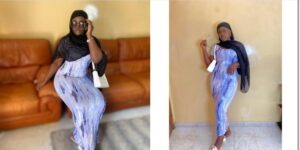 (Photos): Foulard léger, l&rsquo;actrice Diarra bien dans sa robe d&rsquo;été