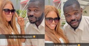 (Vidéo) : Pape Cheikh Diallo s&rsquo;affiche en toute  complicité avec Marina : « Je suis avec mon amour… »