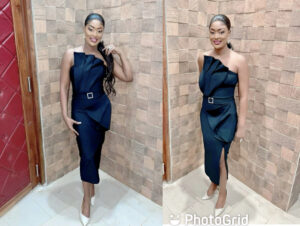 (Photos) : Fine, Titi enrobe sa taille de guêpe dans une robe noire