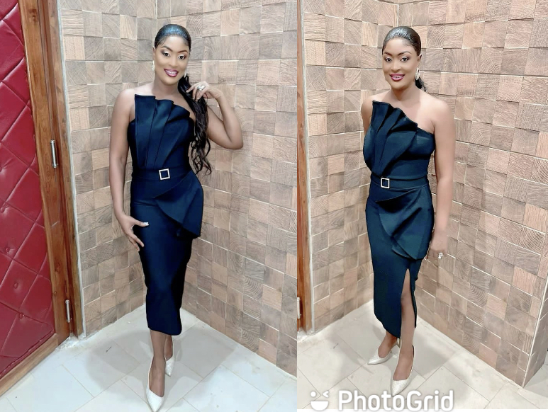 (Photos) : Fine, Titi enrobe sa taille de guêpe dans une robe noire