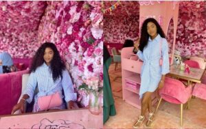 (Photos): L&rsquo;actrice Kadia de la série « Emprises » vit en rose