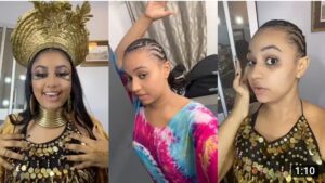 (Vidéo): La tik tokkeuse Faynara se démaquille en direct après sa belle Vidéo avec Dudu