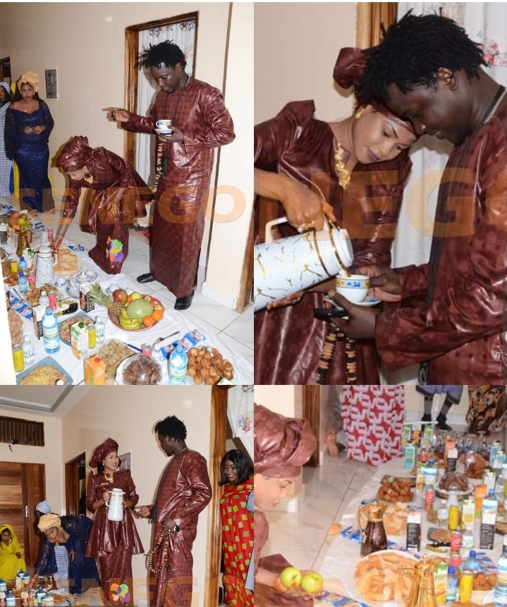 Magal 2022: Admirez le petit-déjeuner royal de Marichou chez son mari