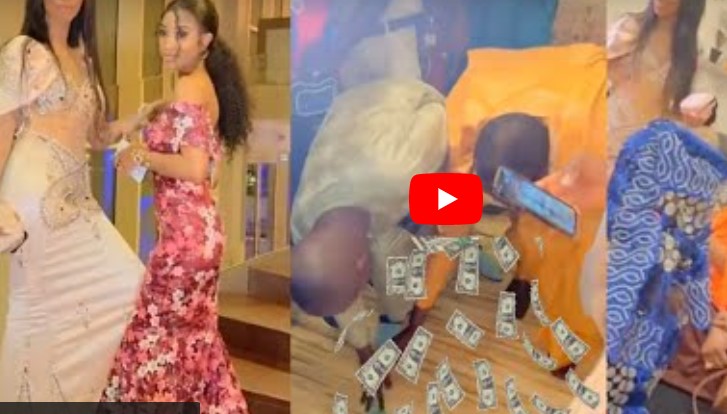 (Vidéo) Devenue Mme Breton : Aby Ndour arrose sa Binou de billets. Regardez la folle ambiance.