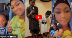 (Vidéo) :  Kya Aidara célèbre le Magal avec ses deux enfants. Admirez leur look !