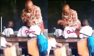 Maltraitance des enfants : Cet instituteur fait honte à l&rsquo;Éducation en Afrique. Regardez !