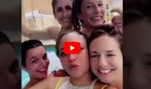 (Vidéo) : L&rsquo;actrice Lena Gueye en piscine avec ses copines toubab