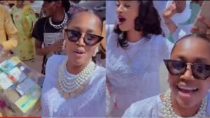 (Photos): Admirez l&rsquo;incroyable « agnou goro » de Katy Chimère après  son baptême