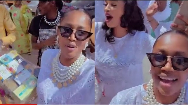 (Photos): Admirez l’incroyable « agnou goro » de Katy Chimère après  son baptême