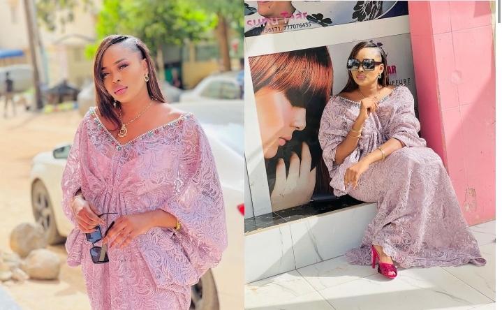 (Photos): Sublimée, Naffy Diéye très  classe en dentelle