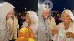 Taan beer: Sagnsé, ambiance, admirez l&rsquo;arrivée spectaculaire de Ndeye Gueye en compagnie de son mari
