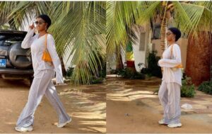 (Photos): Décontractée, la tik tokkeuse Bk mu Serign Salihou fashion
