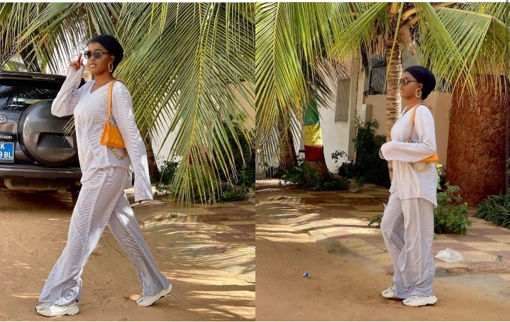 (Photos): Décontractée, la tik tokkeuse Bk mu Serign Salihou fashion